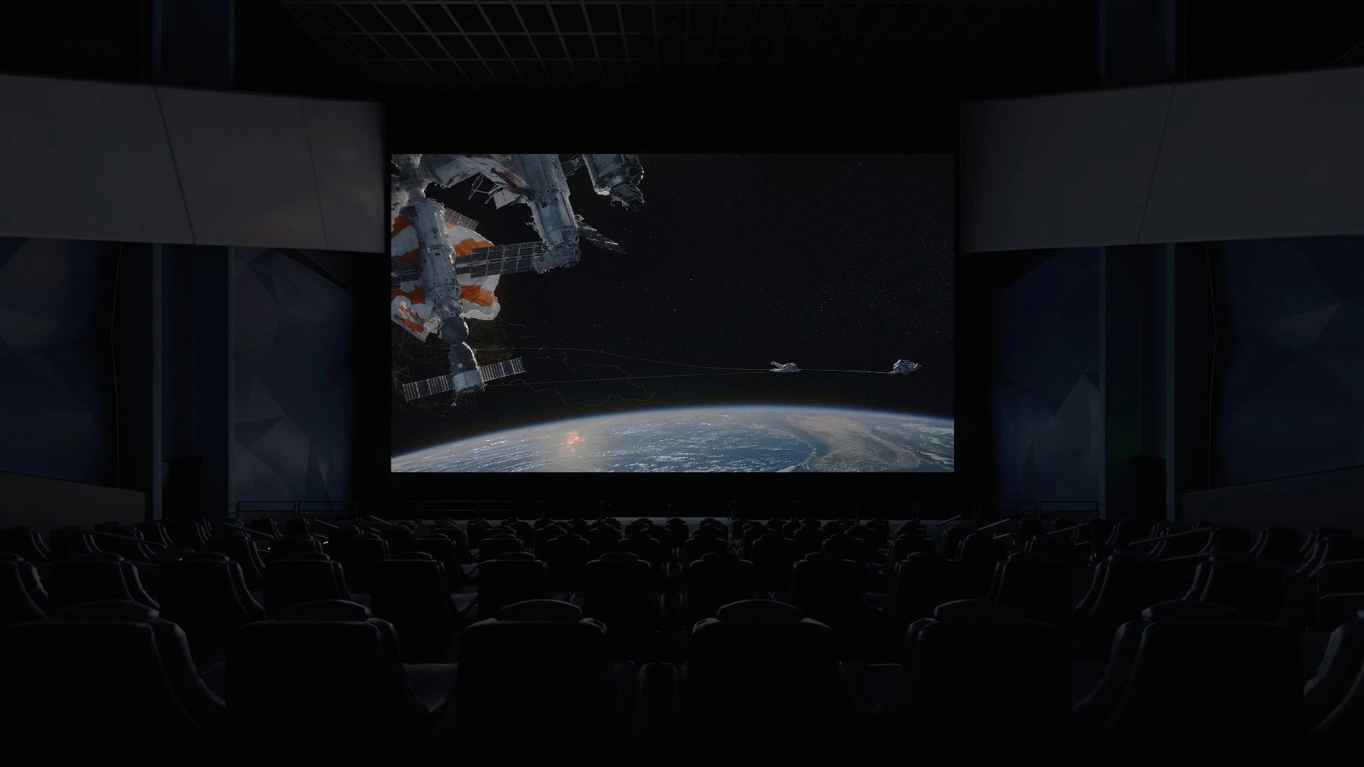 Dark scene on a traditional LCD headset display