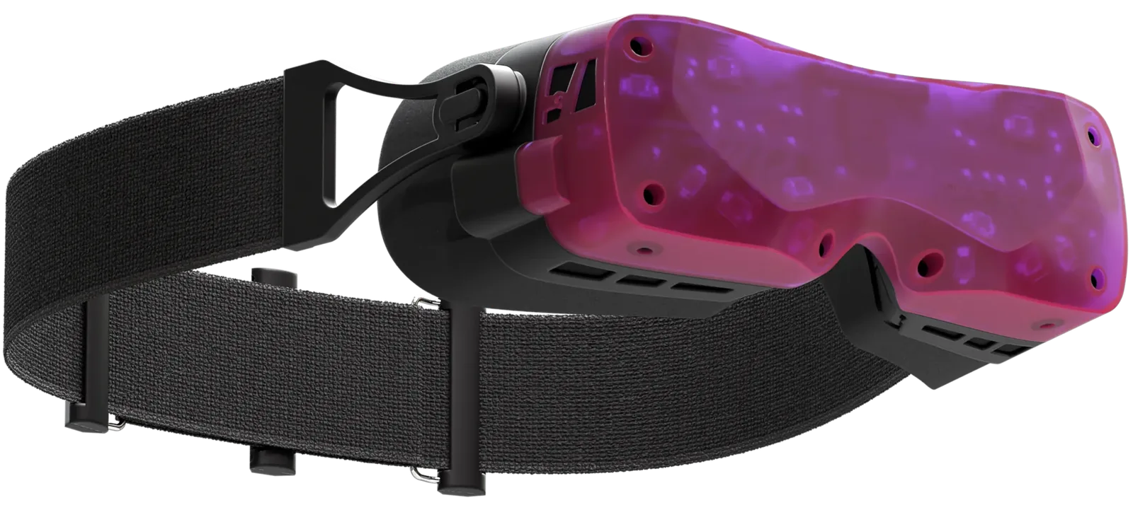 Bigscreen Beyond 2e in the Atomic Purple (VRChat Edition) shell