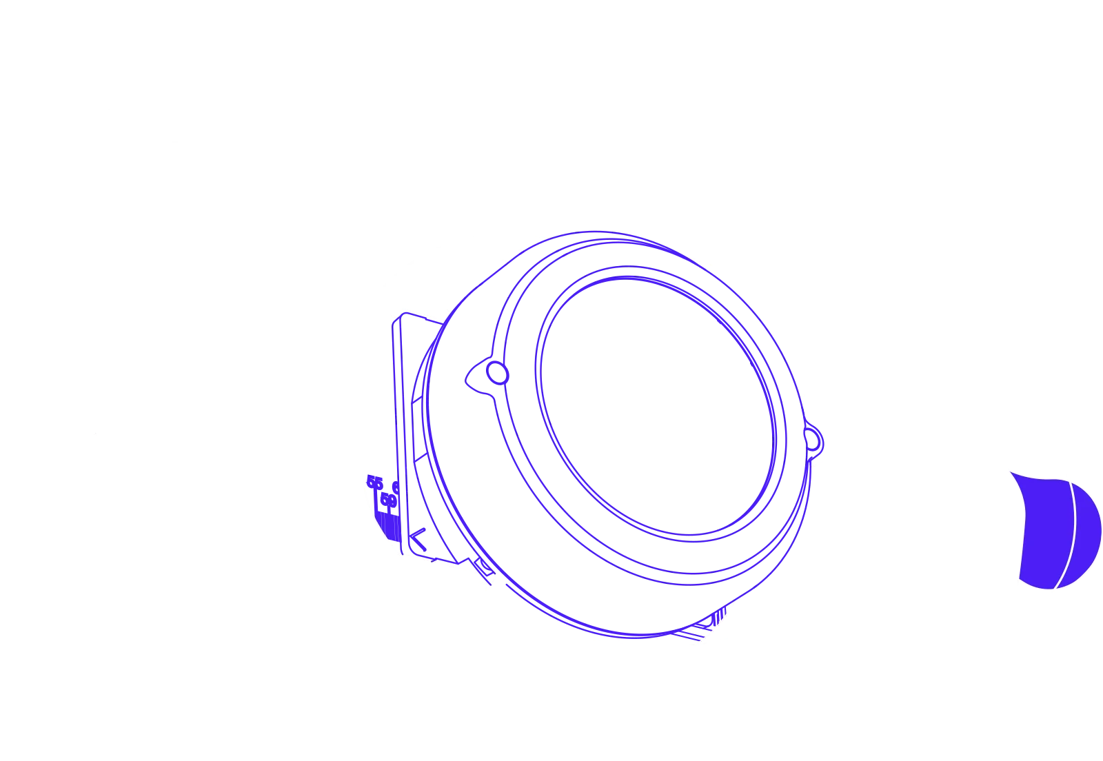 Rotating the IPD tool to align the optics to your IPD value