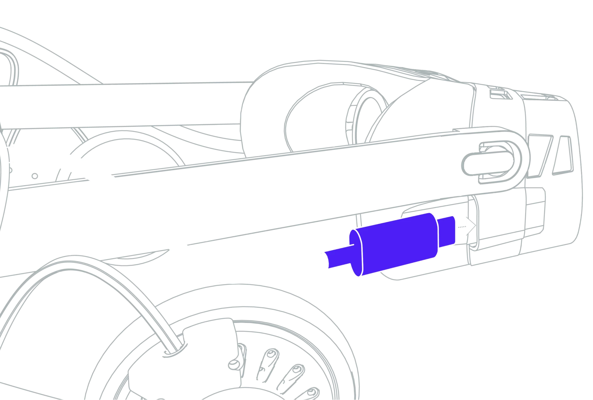 USB-C audio strap cable connected to the right side of the headset